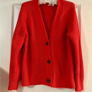 GAP Bright Red Women's Cardigan